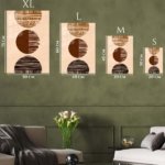 Earthy Geometric Vessel Trio metal wall art print, view 6