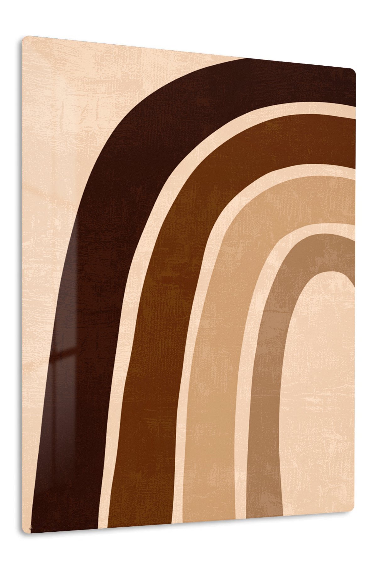 Earth Tone Archways metal wall art print