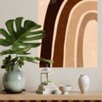 Earth Tone Archways metal wall art print, view 4
