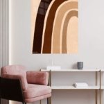 Earth Tone Archways metal wall art print, view 5