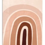 Terracotta Archway metal wall art print