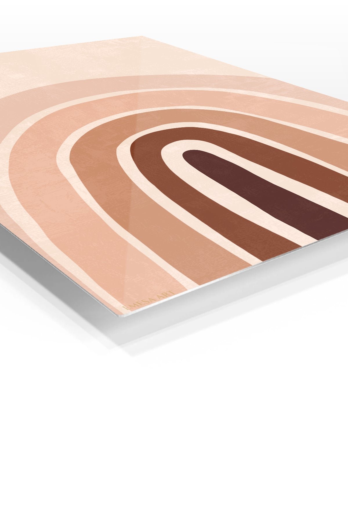 Terracotta Archway metal wall art print, view 2
