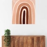 Terracotta Archway metal wall art print, view 5