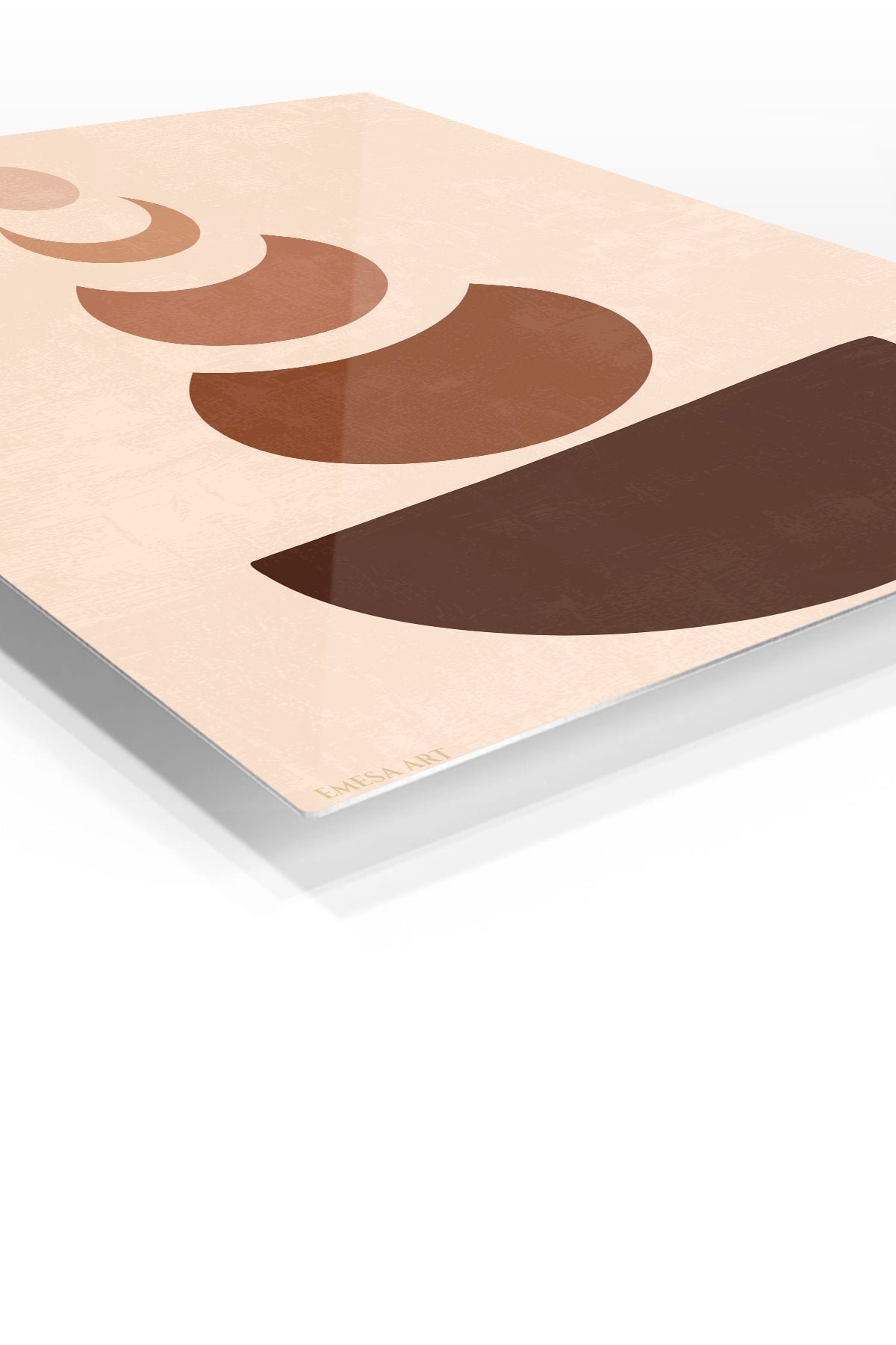 Earth Tone Balance metal wall art print, view 2