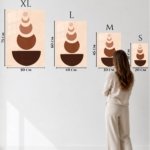 Earth Tone Balance metal wall art print, view 6