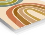 Earth Tone Archways metal wall art print, view 2