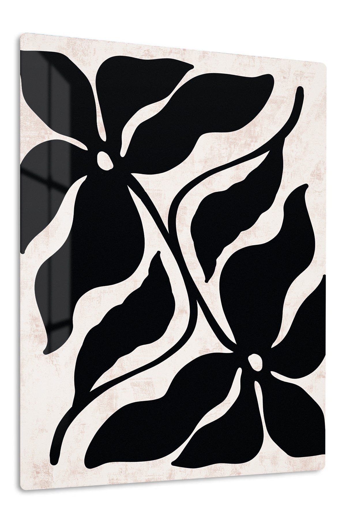 Midnight Botanical Silhouettes metal wall art print