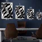 Midnight Botanical Silhouettes metal wall art print, view 6