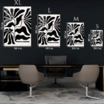 Bold Botanical Silhouettes metal wall art print, view 6