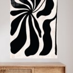 Black Botanical Silhouette metal wall art print, view 4