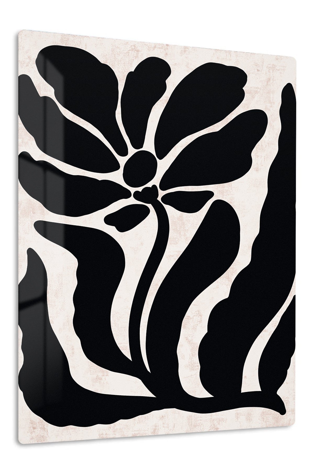 Midnight Botanical Silhouette metal wall art print