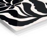 Midnight Botanical Silhouette metal wall art print, view 2