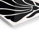 Black Organic Forms metal wall art print, view 2