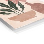 Terracotta Botanical Still Life metal wall art print, view 2