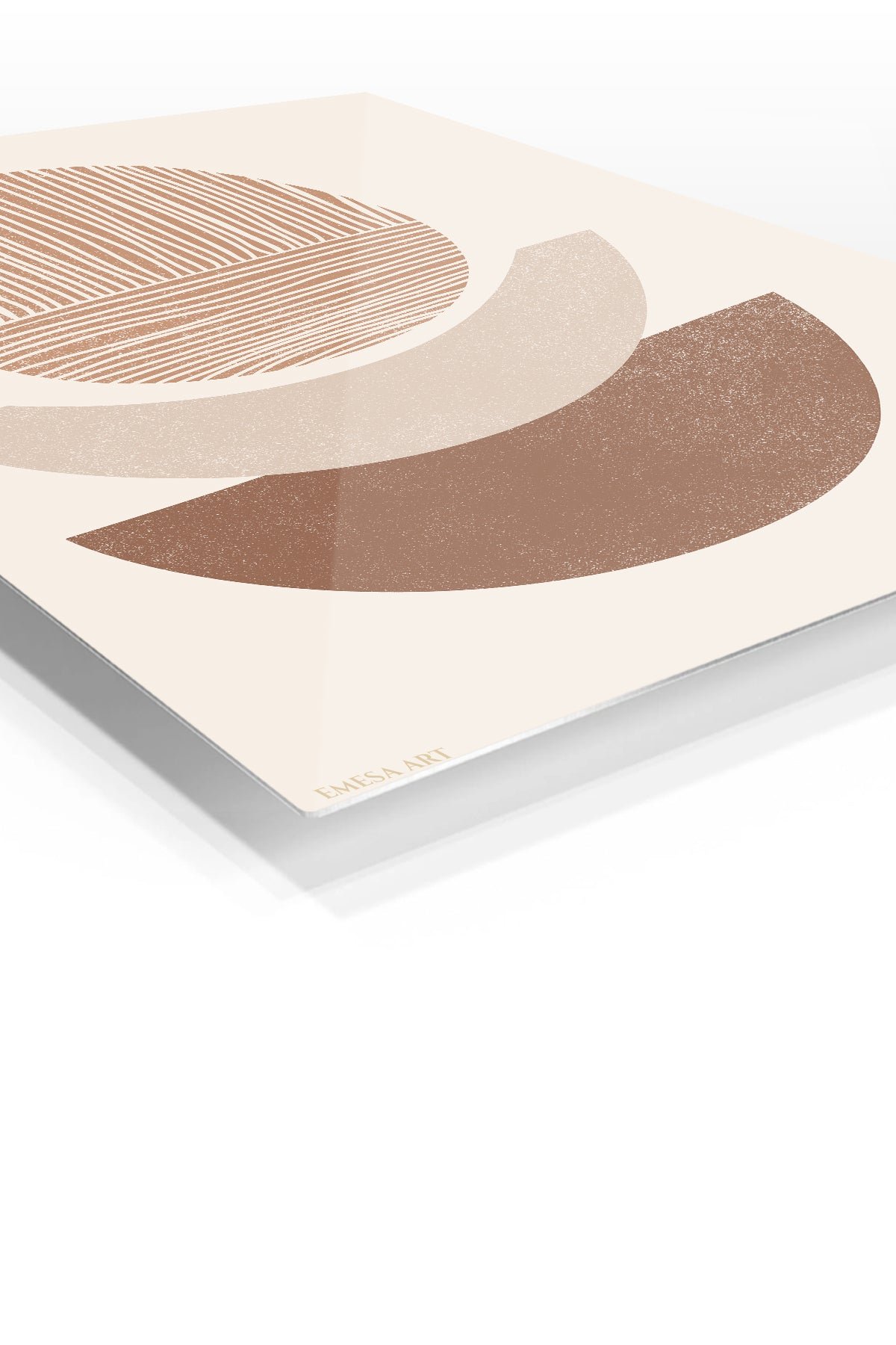 Earthtone Strata Arches metal wall art print, view 2