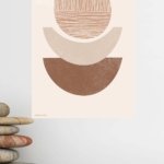 Earthtone Strata Arches metal wall art print, view 4