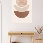 Earthtone Strata Arches metal wall art print, view 5
