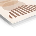 Earthtone Arch Rhythm metal wall art print, view 2