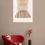 Earthtone Arch Rhythm metal wall art print, view 5