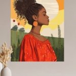 Sunlit Natural Beauty metal wall art print, view 4