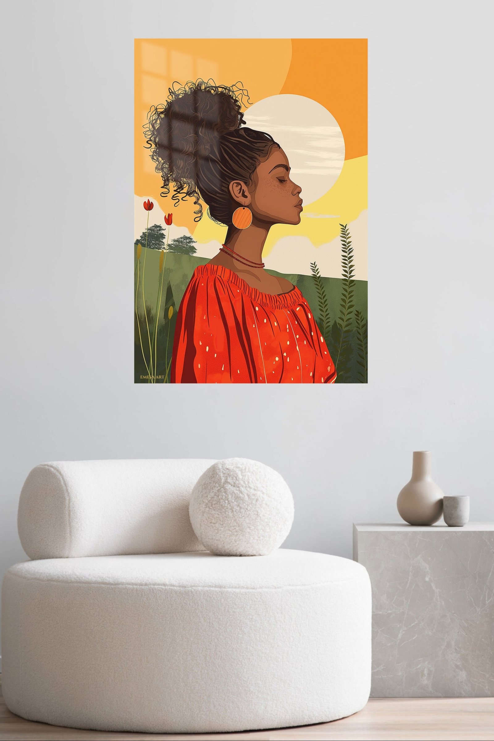 Sunlit Natural Beauty metal wall art print, view 5