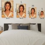 Serene Floral Muse metal wall art print, view 6
