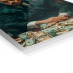 Fortune at the Table metal wall art print, view 2