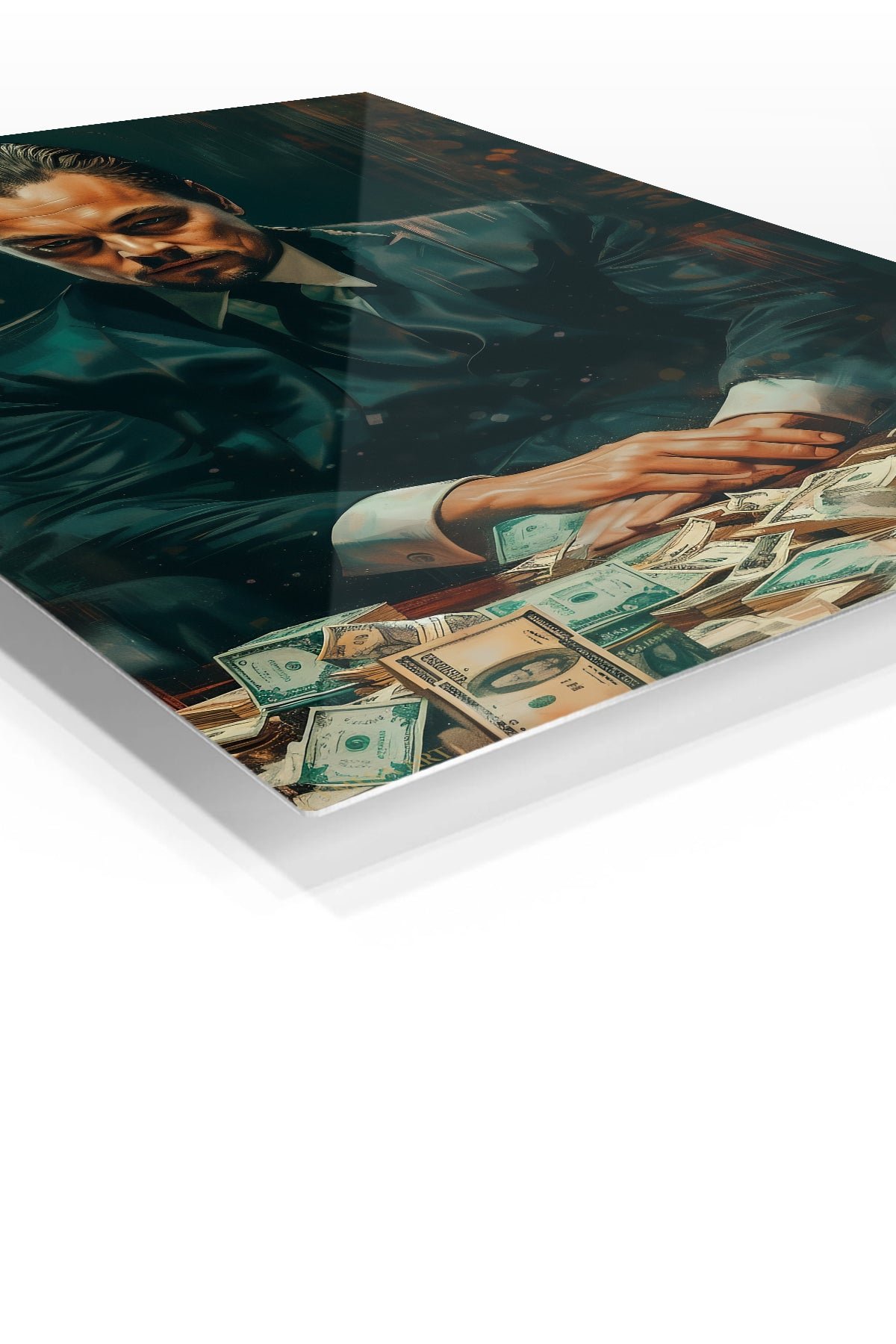 Fortune at the Table metal wall art print, view 2