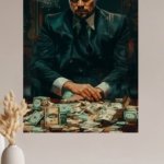 Fortune at the Table metal wall art print, view 4