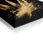 Golden Crown Rising metal wall art print, view 2