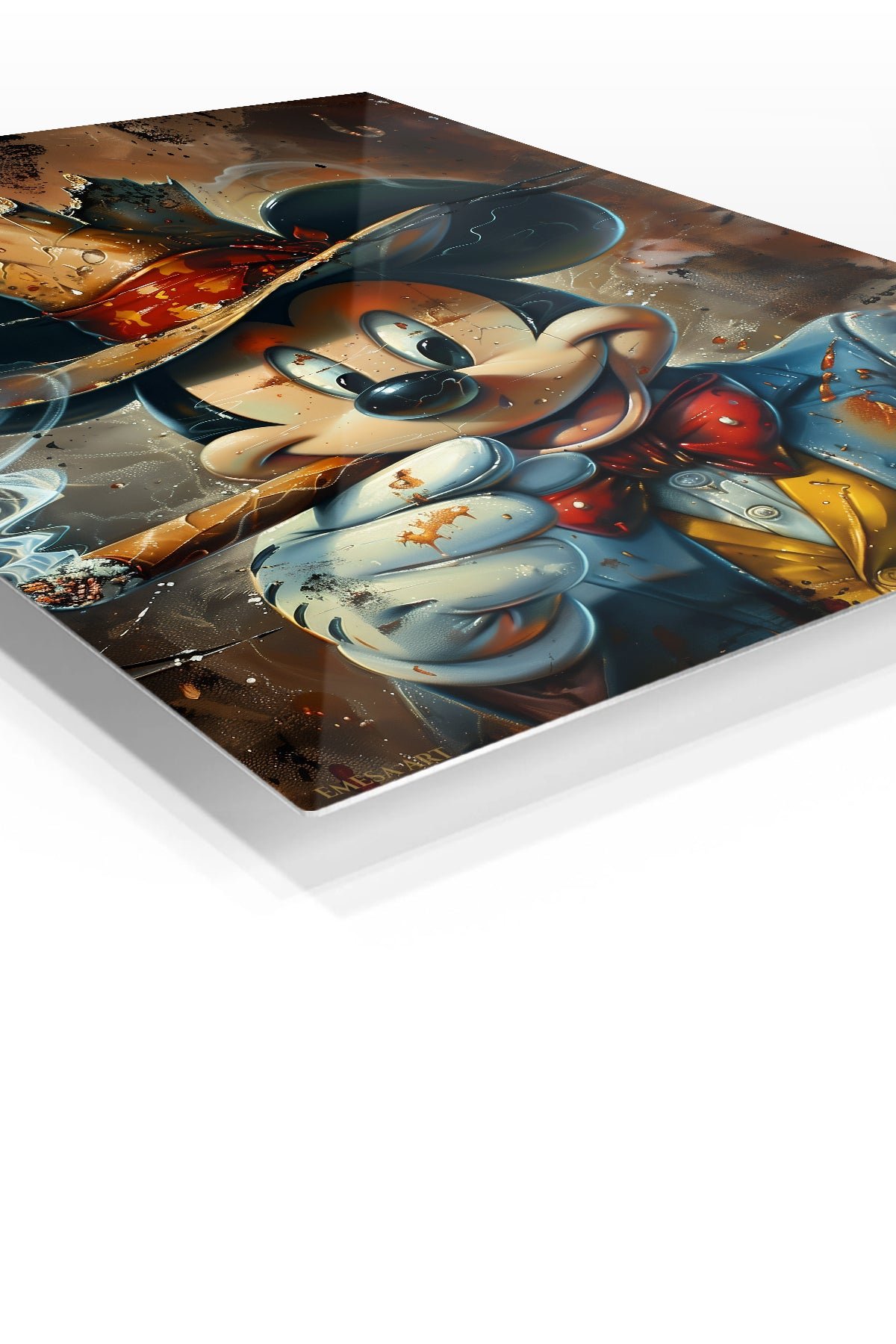 Crowned Mouse King metal wall art print, view 2