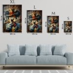 Crowned Mouse King metal wall art print, view 6