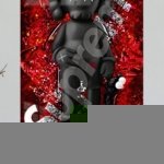 Red Riot X-Eyed Figure metal wall art print, view 4