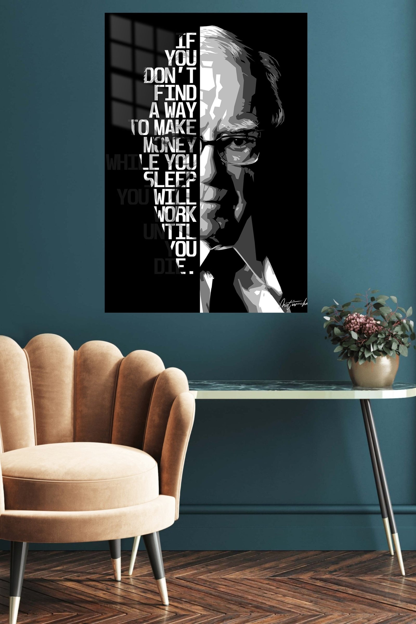 Find a Way Motivational Portrait metal wall art print, view 5