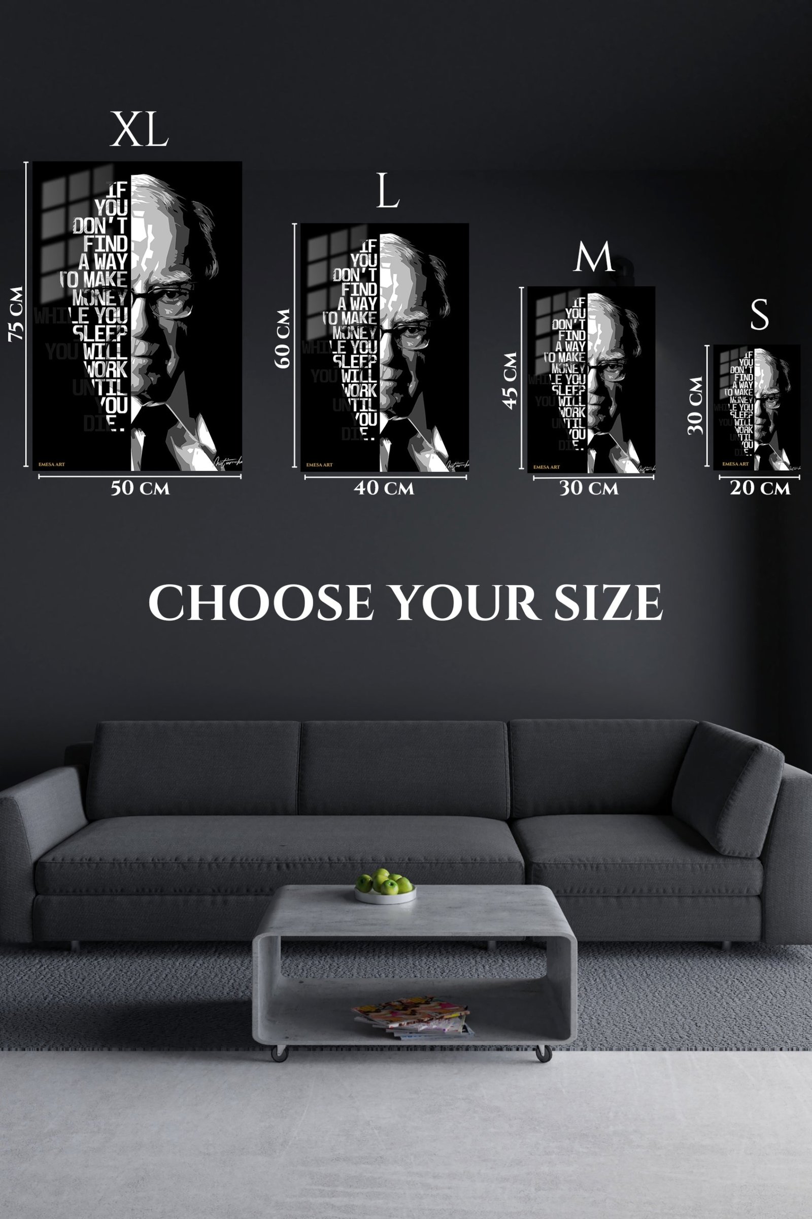 Find a Way Motivational Portrait metal wall art print, view 6