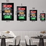No Mom I Can't Pause My Online Game metal wall art print, view 6