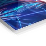 Neon Hooded Gamer metal wall art print, view 2