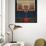 Basketball Hoop Beneath the Stars metal wall art print, view 5