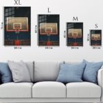 Basketball Hoop Beneath the Stars metal wall art print, view 6