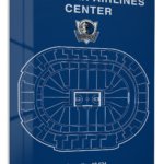 Basketball Arena Seating Blueprint metal wall art print
