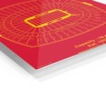 Arrowhead Stadium Seating Map metal wall art print, view 2