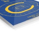 Chase Center Basketball Arena Diagram metal wall art print, view 2