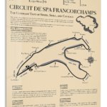 Circuit de Spa Francorchamps Track Guide metal wall art print