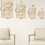 Circuit de Spa Francorchamps Track Guide metal wall art print, view 6
