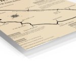Circuit de la Sarthe Endurance Track Map metal wall art print, view 2