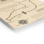Imola Circuit Track Map Poster metal wall art print, view 2
