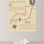 Imola Circuit Track Map Poster metal wall art print, view 4
