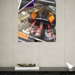 London Open-Wheel Racing Collage metal wall art print, view 4