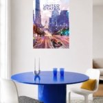United States Grand Prix Austin City Lights metal wall art print, view 5