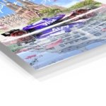 Spring Cathedral Racing Reflection metal wall art print, view 2